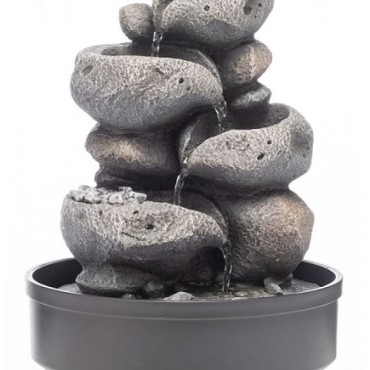 The Grange Collection Usb Indoor Water Fountain 21.5x21.5x28cm Qz1
