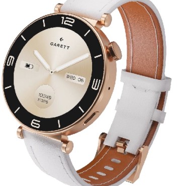 Garett Rose Gold Steel Smartwatch