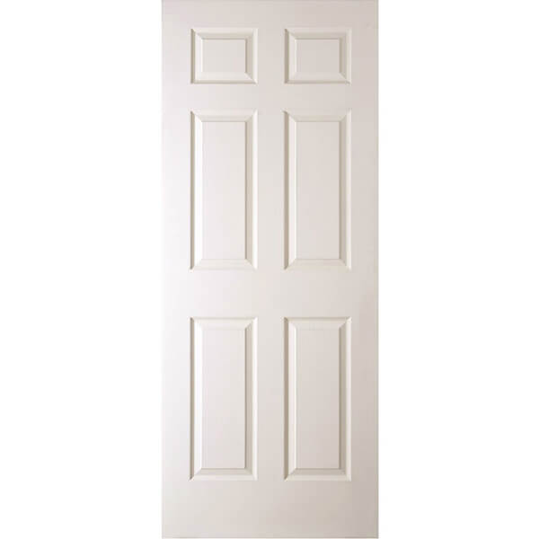 26r6 Regency 6 Panel Door W/g 6'6x2'6