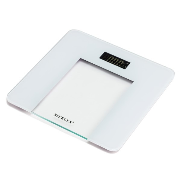 Steelex White Bathroom Scales Electronic Sc1060w