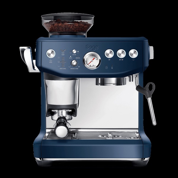Sage Coffee Machine Barista Express Impress Damson Blue Ses876dbl4guk1