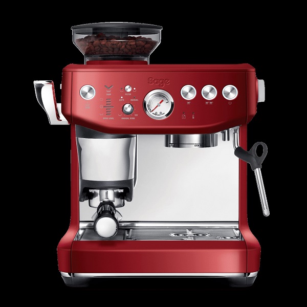 Sage Coffee Machine Barista Express Impress Red Ses876rvc4guk1