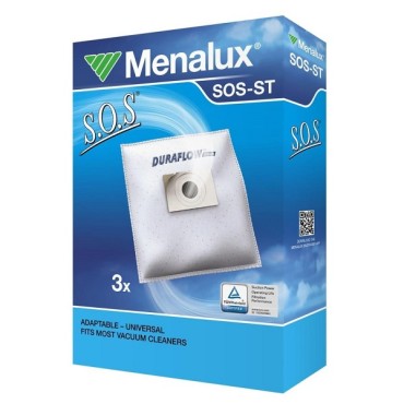 Menalux Univeral Vacuum Bag Sos  Pk3 Sosst