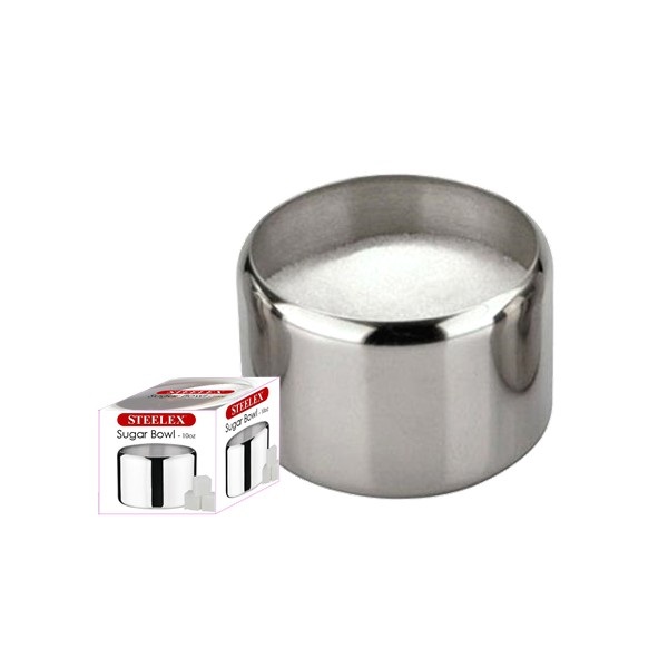 Steelex 10oz Stainless Steel Sugar Bowl St9913