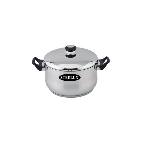 Steelex Stainless Steel 20cm / 8 Casserole & Lid St/9710