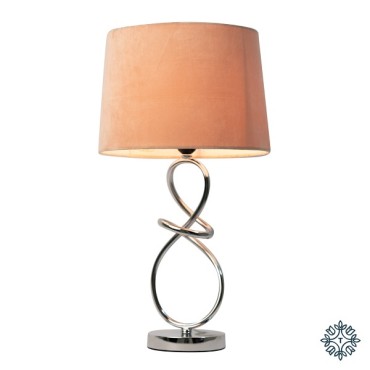 Sienna Table Lamp Chrome 56cm Tl5538