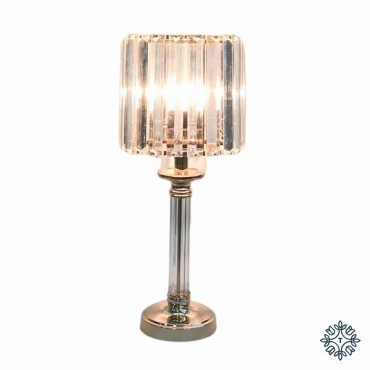 Tara Lane Imogen Glass Lamp Gold 40cm Tl6127