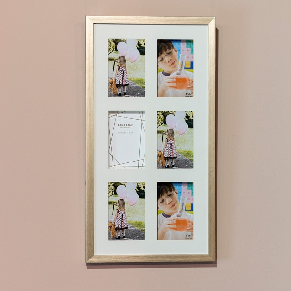 Gallery Collage Champagne 6 Picture 4 X 6 Tl6669