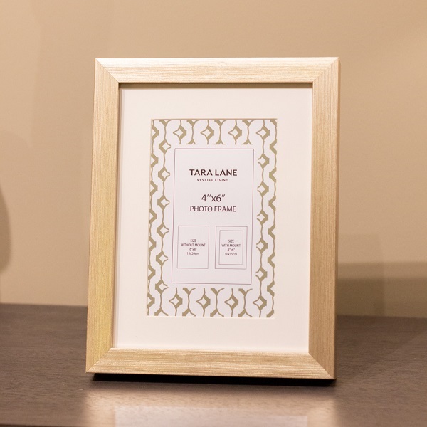 Gallery Photo Frame 4 X 6 Champagne Tl6676