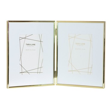 Lisa Folding Photo Frame Gold 4 X 6 Tl6907