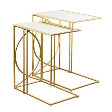 Franklin Set Of 2 Sofa Tables Gold Tl6981