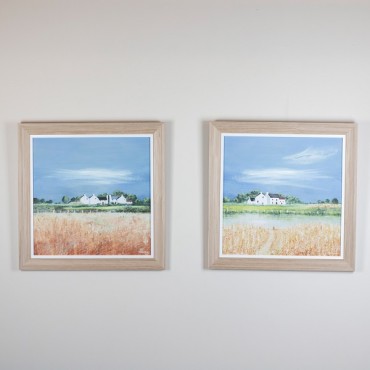 Framed Print Fields Of Gold 2 Asst Tl7204