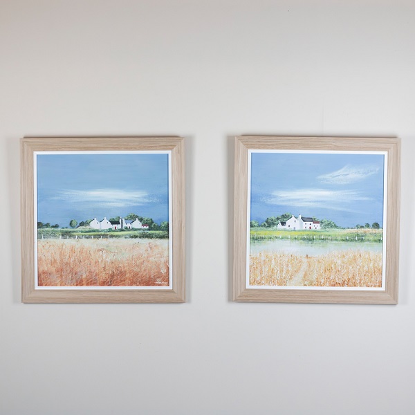 Framed Print Fields Of Gold 2 Asst Tl7204