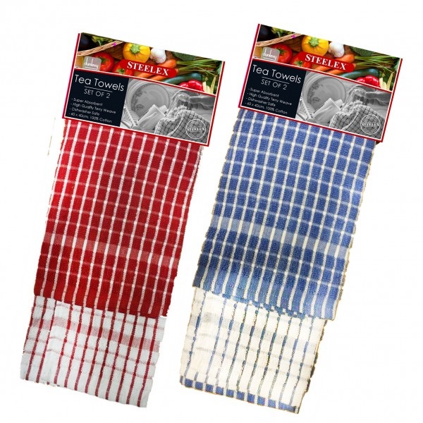 Steelex Teatowels Cotton Set 2 Tx5100