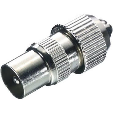 Vivanco Metal Coax Plug Male Vvancoaxconnmetm