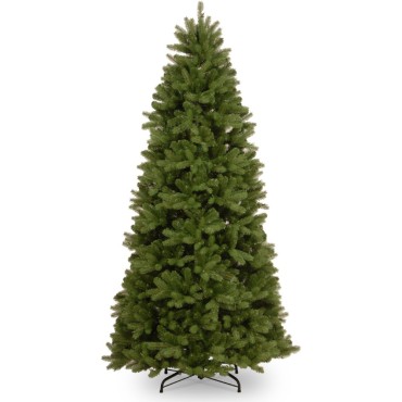National Tree Company Newberry Spruce Feel Real Slim Christmas Tree 7.5ft