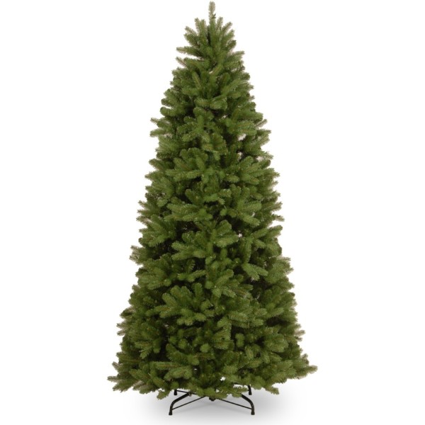 National Tree Company Newberry Spruce Feel Real Slim Christmas Tree 7.5ft