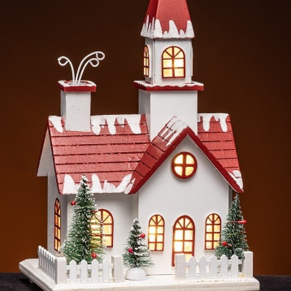 The Grange Collection Wooden Led Church Xm14