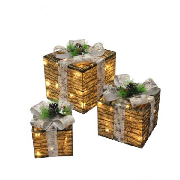 3 Gift Boxes 60wled Transformer 30x26x26