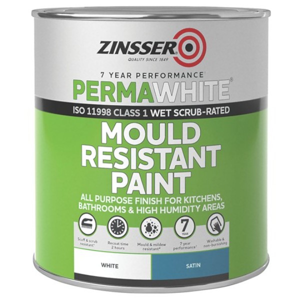 Zinsser Perma White Interior Satin 1l