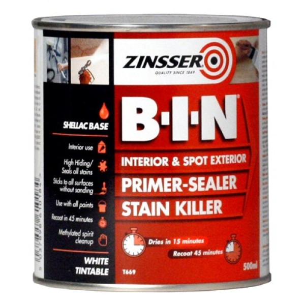 Zinsser B-i-n Primer Sealer 500ml
