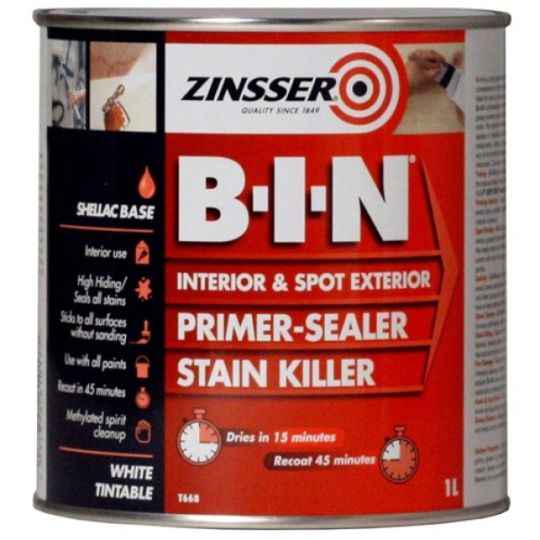 Zinsser B-i-n Primer Sealer 1l