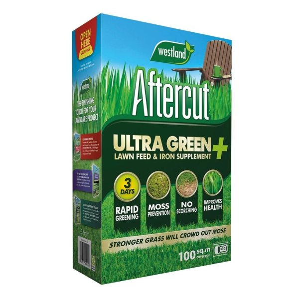 Aftercut Ultra Green Plus Lawn Feed Medium Box 100
