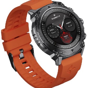 Garett Atom Black Steel Smartwatch