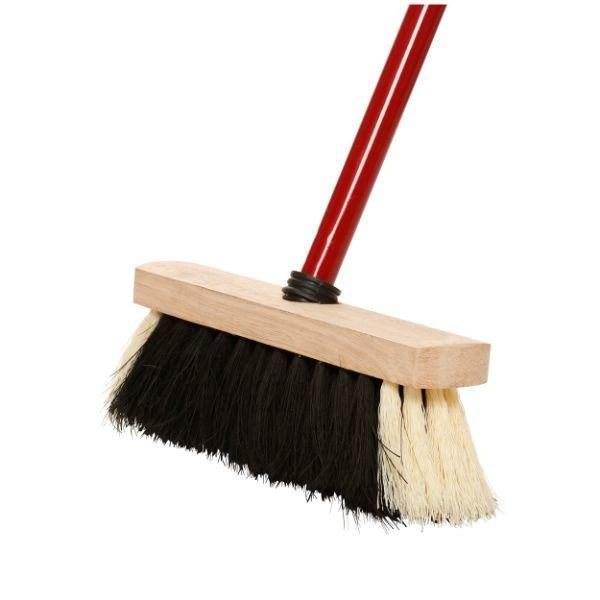 B&w 11 Inch Sweeping Varn & Handle- Burgundy