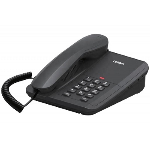 Uniden Corded Phone Black Ce7203bl