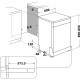 Indesit Dishwasher 14 Place 6 Programmes White D2fhk26uk
