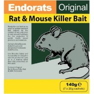 Endorats Orig Rat &  Mouse Killer Bait 140g Ie/bpa