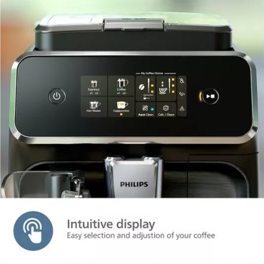 Philips Series 2300 Lattego Smart Bean To Cup Coffee Machine Chrome And Black Ep2336/40