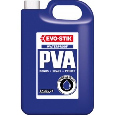 Evo Stik Waterproof Resin W 1lt Pva Glue (30615824