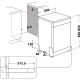 Hotpoint Dishwasher 14 Place 5 Programmes White H2fhl626uk - LAST MODEL (COLLECT IN STORE ONLY)