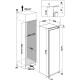 Hotpoint Integrated Fridge 1771 X 540 262ltr Hsz18012uk - SHOP MODEL (COLLECT IN STORE ONLY)