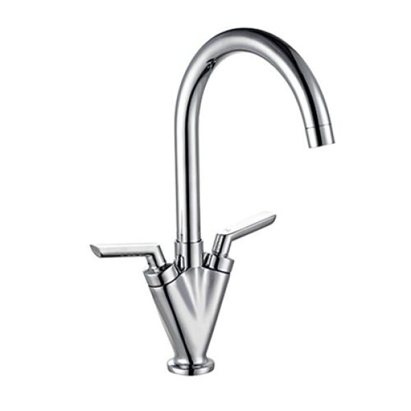 Cruit Twin Cruciform Mono Kitchen Sink Mixer