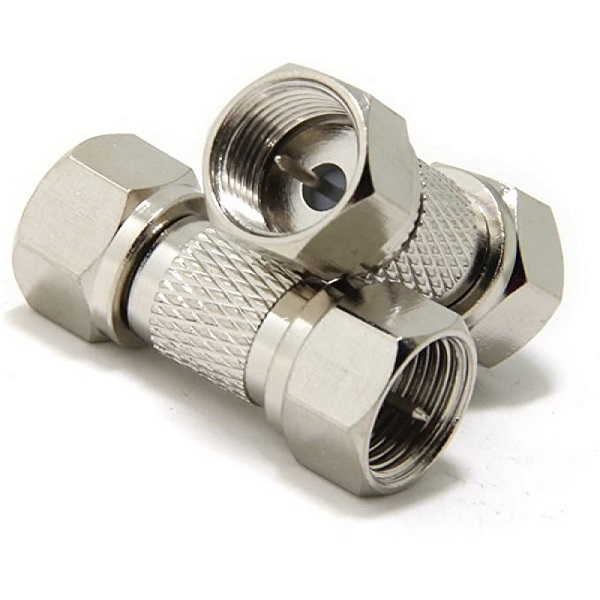 Satellite F Connector Male Plug 2pk