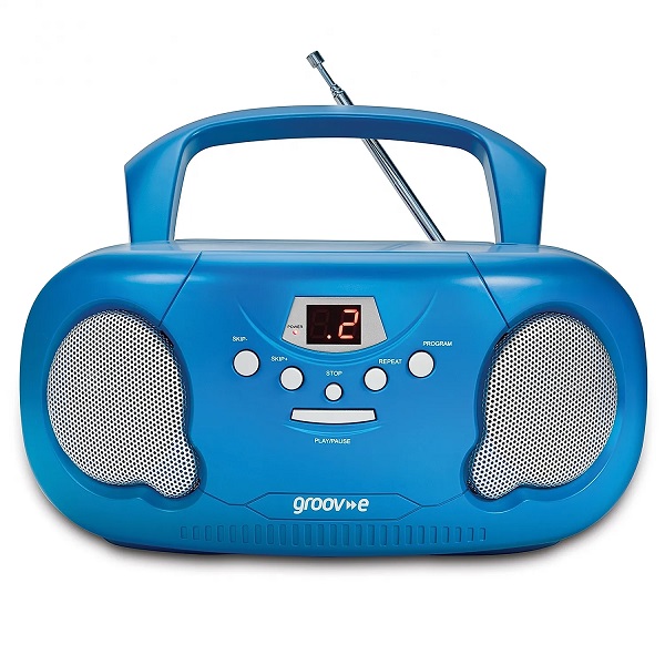Groov-e Portable Cd & Radio Blue