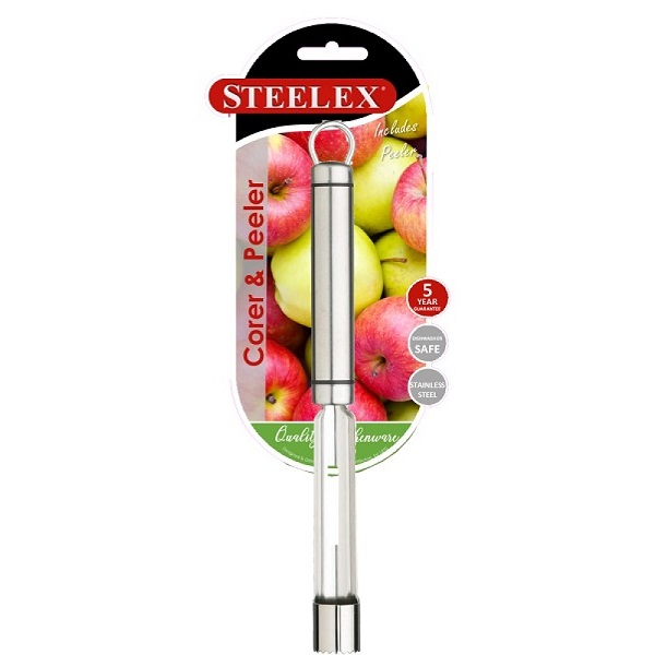 Steelex Peeler & Corer Stainless Steel Hk0807