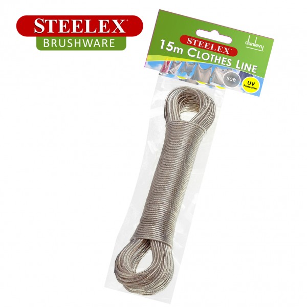 Steelex 15m Steel Core Clothes Line Hk8215