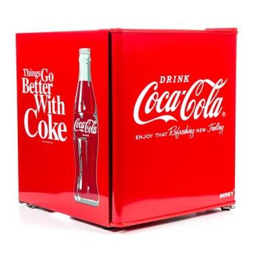 Husky Coca-cola Design Mini Fridge Drinks Cooler 43 Ltr Husel196hue
