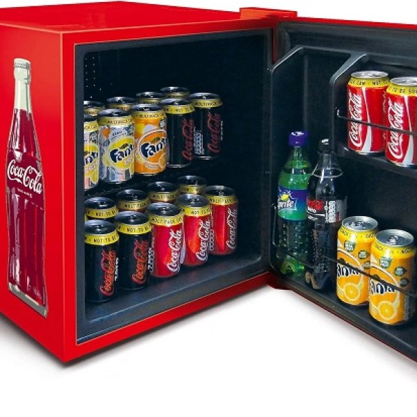 Husky Coca-cola Design Mini Fridge Drinks Cooler 43 Ltr Husel196hue