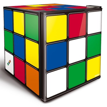 Husky Rubiks Cube Design Mini Fridge Drinks Cooler  43ltr  Hushu231e