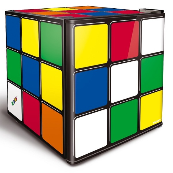 Husky Rubiks Cube Design Mini Fridge Drinks Cooler  43ltr  Hushu231e