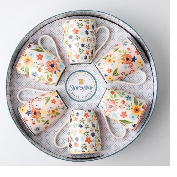 Slaneyside Pottery Mila Set Of 6 Mugs Jk88487