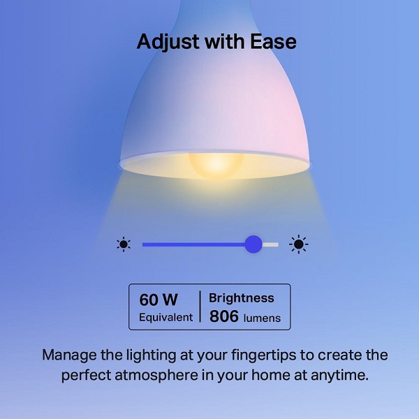 Tp-link Tapo Smart Wifi Bulb Bc Dimmable White 2700k L510b