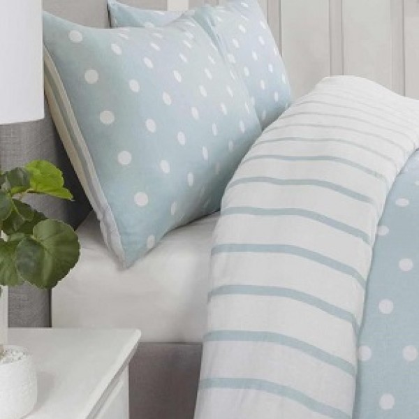 Duvet Cover Single New York Spots Aqua Nysa1