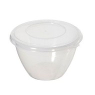 Whitefurze 0.6lt Pudding Bowl Plastic Pl2103
