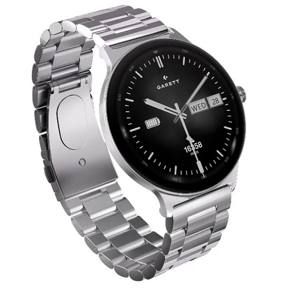 GARETT QUANTUM SILVER STEEL SMARTWATCH